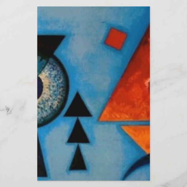 Papelaria Kandinsky Soft Hard Abstrato (Frente)