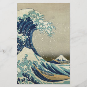 Papelaria Katsushika Hokusai: A Grande Onda de Kanagawa