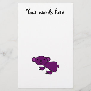 Papelaria Koala roxo