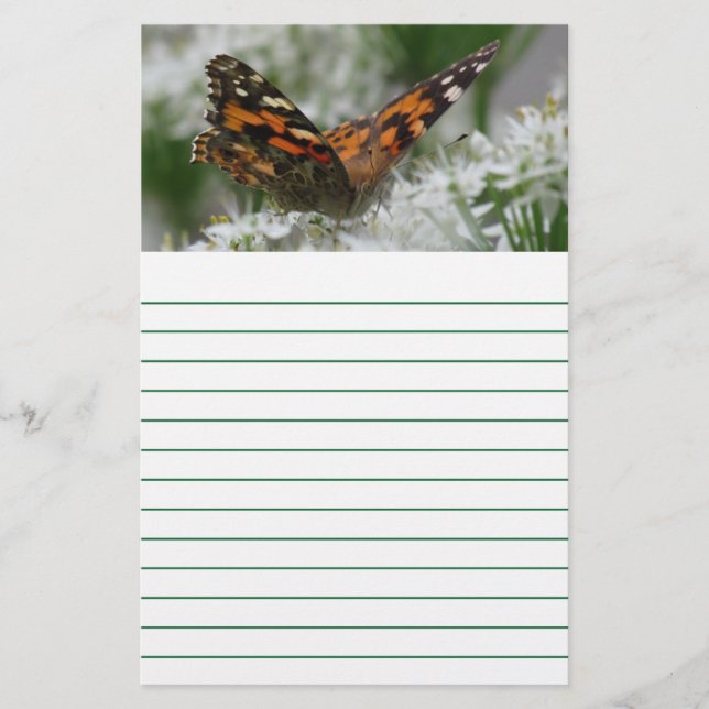 Papelaria Lady Butterfly Pintada - Vinculada (Frente)