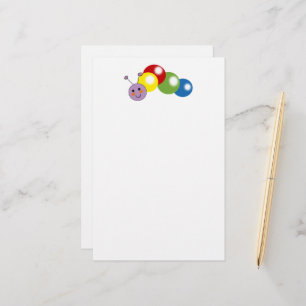 Papelaria lagarta-do-bebê