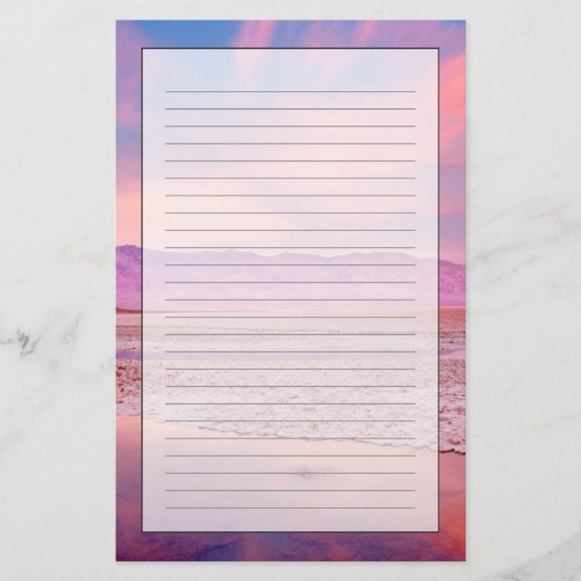 Papelaria Lago o Vale da Morte salt Water (Frente)