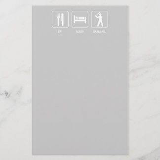 Papelaria Lançamento de carta de beisebol