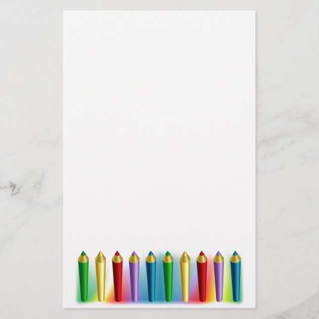 Papelaria Lápis de cores (Frente)