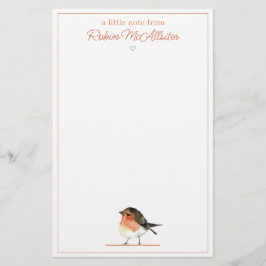 Papelaria Laranja Bonito Robin - Elegante Simples