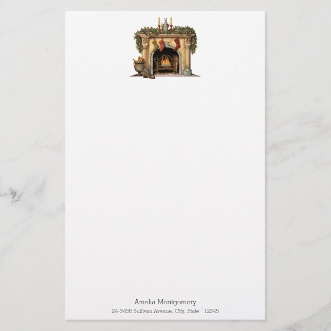 Papelaria Lareira Vitoriana Cozy (Frente)