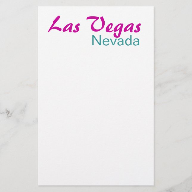 Papelaria Las Vegas Nevada (Frente)