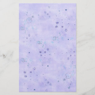 Papelaria Lavanda de Mancha de Pasta de Água