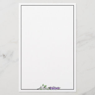 Papelaria Lavanda Eucalyptus elegante e minimalista Statione
