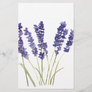 Papelaria Lavandas de flores, lavanda francesa
