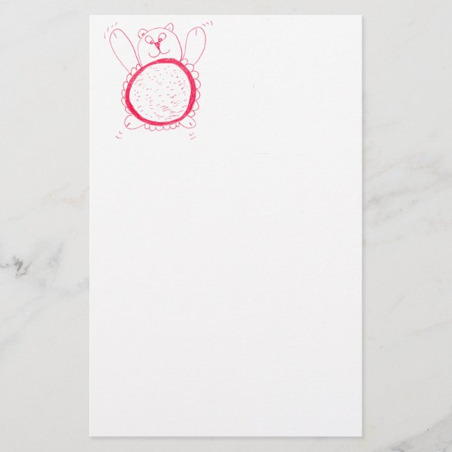 Papelaria Leitura de Urso de Girassol (Frente)