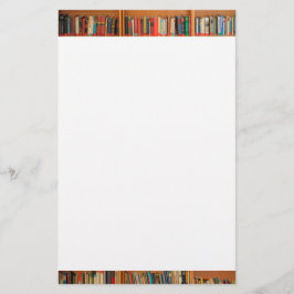 Papelaria Leitura do worm da biblioteca de livros da estante