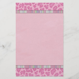 Papelaria Leopardo Rosa de Tendy Bopper
