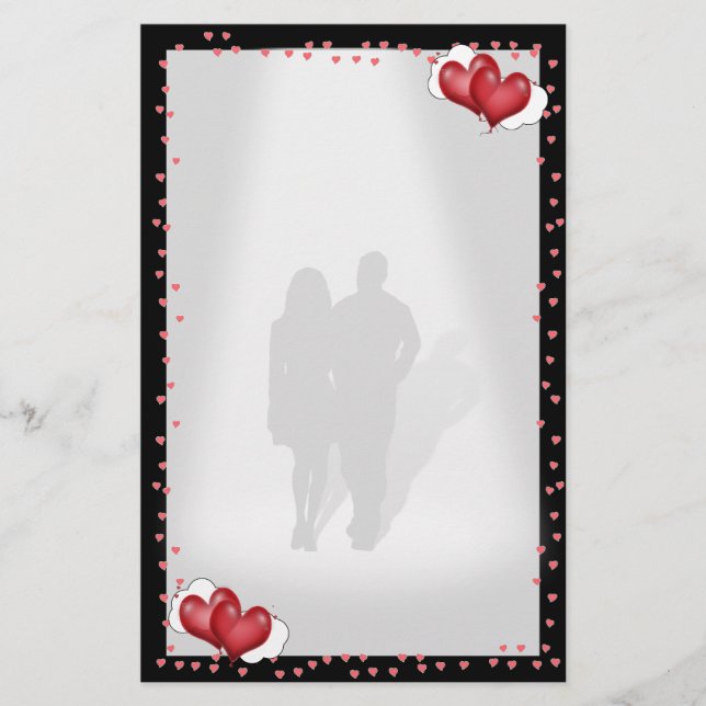 Papelaria Letra de amor doce (Frente)