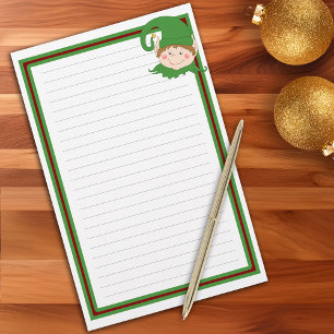Papelaria Letra de Natal do Elf Bonito