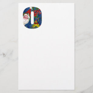 PAPELARIA LETRA/PAPAI NOEL DO NATAL O COM FITA VERMELHA