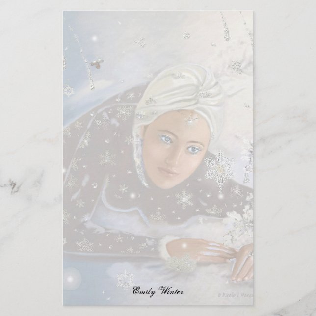 Papelaria Letra Rainha de Neve! (Frente)