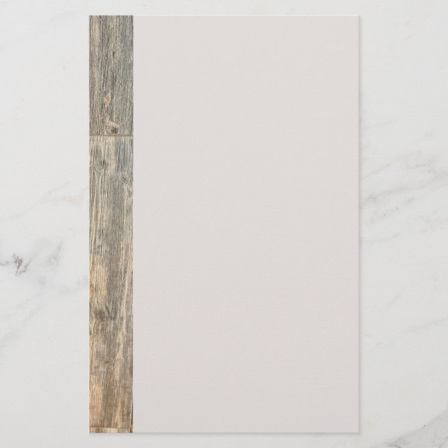 Papelaria Leve em relevo Rústica Madeira em grão (Frente)