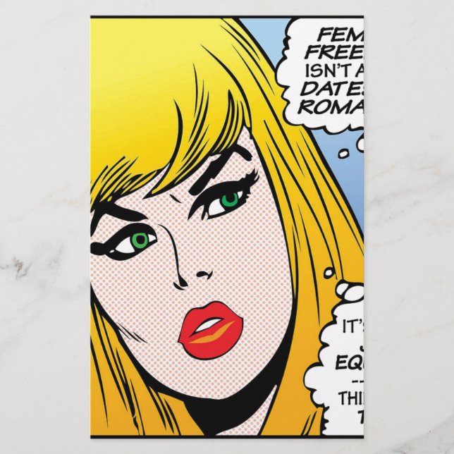 Papelaria liberdade feminina (Frente)