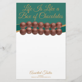 Papelaria Life Is Like a Box of Chocolates