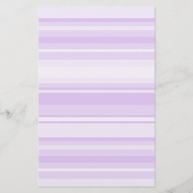 Papelaria Lilac stripes (Frente)