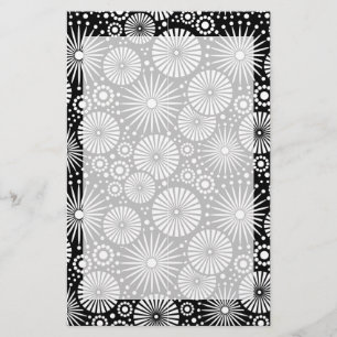 Papelaria Linda carta branca e preto