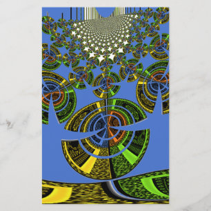 Papelaria Lindo Vetor Étnico Tradicional Africano Azul