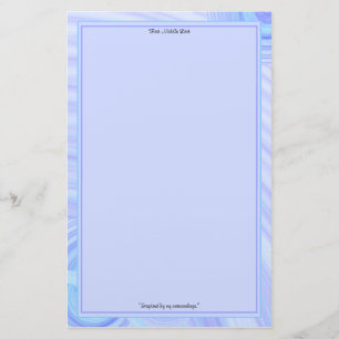 Papelaria Linha beiras do azul e da cerceta
