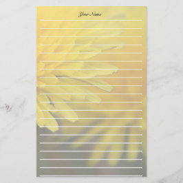 Papelaria linha bonito de dandelion de flores silvestres