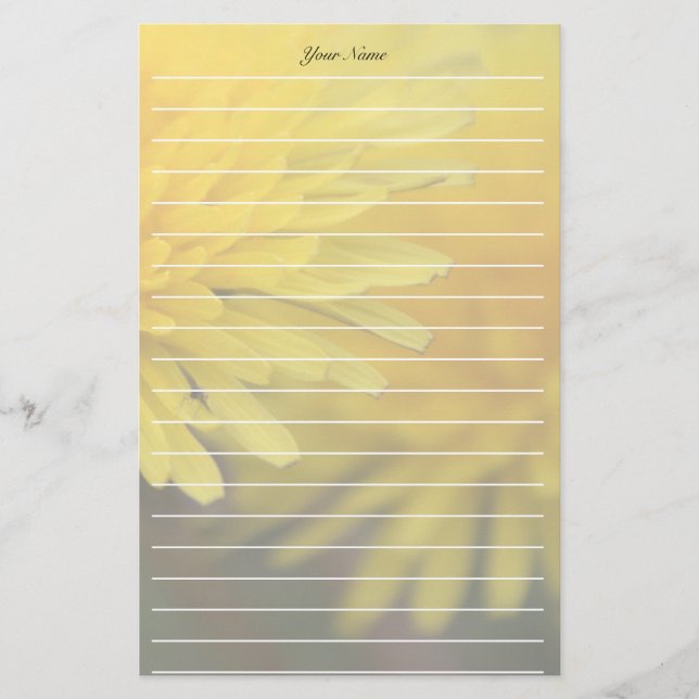 Papelaria linha bonito de dandelion de flores silvestres (Frente)