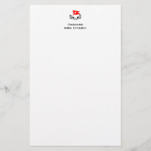 Papelaria Linha branca titânica papel de carta da estrela