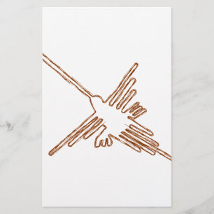 Papelaria Linhas Nazca - Esquema de Hummingbird