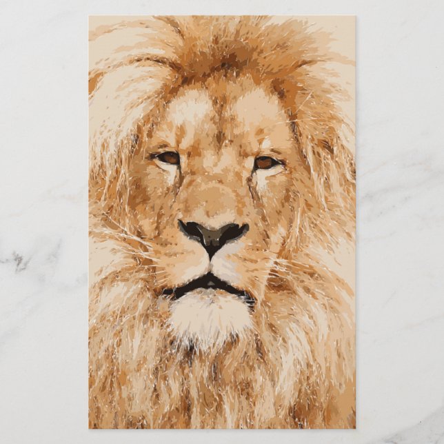 PAPELARIA LION PORTRAIT (Frente)