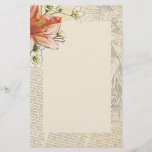 Papelaria Lírio de Páscoa Texto Latino Anjo Religioso