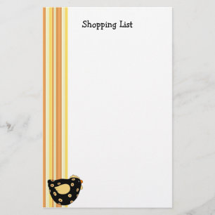 Papelaria Lista de Compro de Pintinhos do País