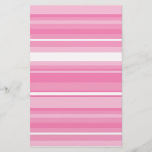 Papelaria Listras cor-de-rosa