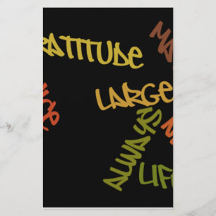 Papelaria Live Life Large Word Art Impressão