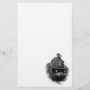 Papelaria Locomotiva a vapor antiga