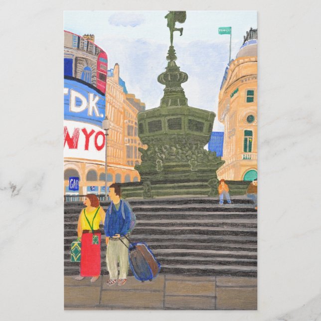 Papelaria Londres, Piccadilly Circus (Frente)