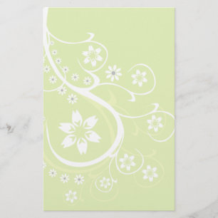 Papelaria Luz - Artigo de papelaria-Floral ideal verde