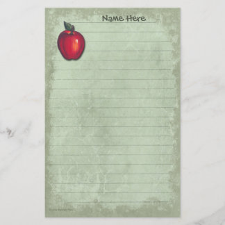 Papelaria Luz vermelha de Apple - verde