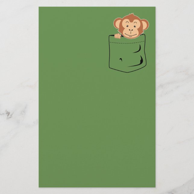 Papelaria Macaco no bolso (Frente)