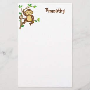 Papelaria Macaco pequeno bonito