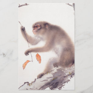 Papelaria Macaco - Pintura japonesa - Ano do macaco
