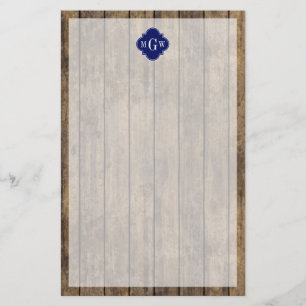 Papelaria Madeira russa L Placas #1 Quatrefoil Marinho 3 M