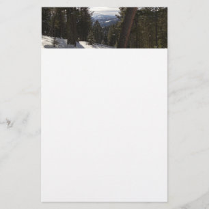 Papelaria Madison Mountain em inverno em Montana
