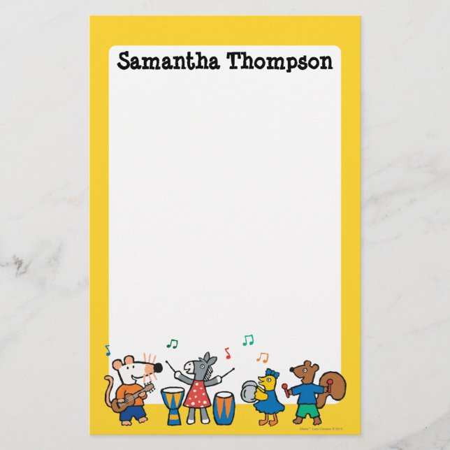 Papelaria Maisy e Amigos jogam na Banda (Frente)