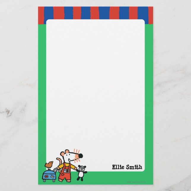 Papelaria Maisy Pronto para Férias com Bagagem (Frente)