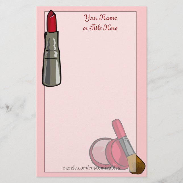 Papelaria Makeup Stationery (Frente)