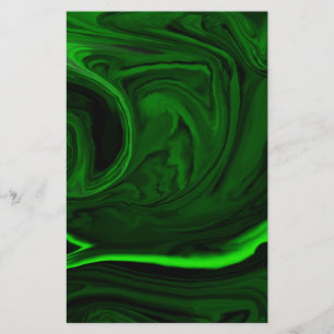 Papelaria malaquite verde-textura